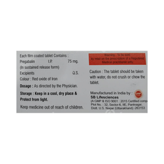 Preganis 75 Mg Tablet Sr 10